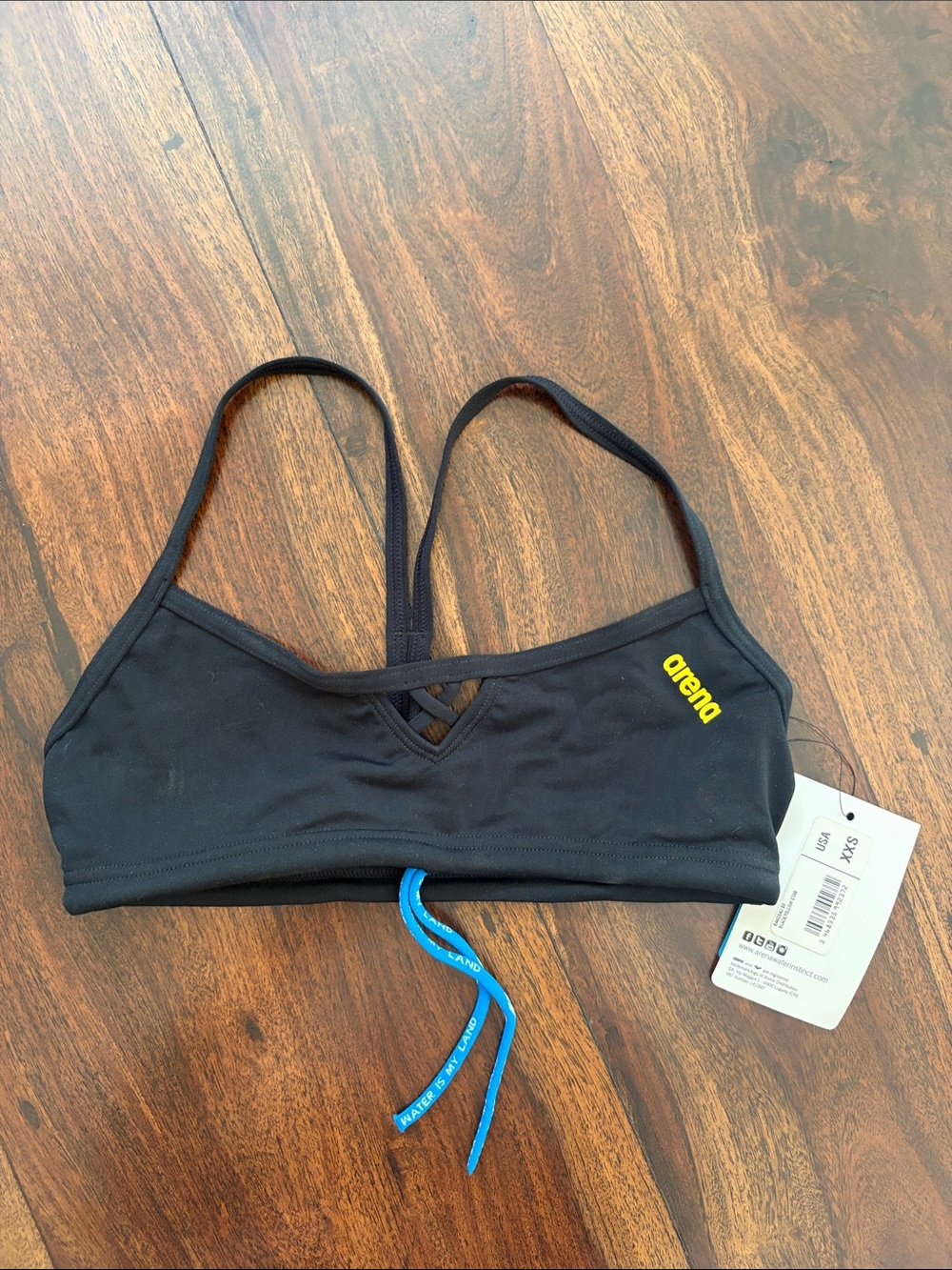 Sz XXS Arena NWT Water Polo / Swim Top in Black